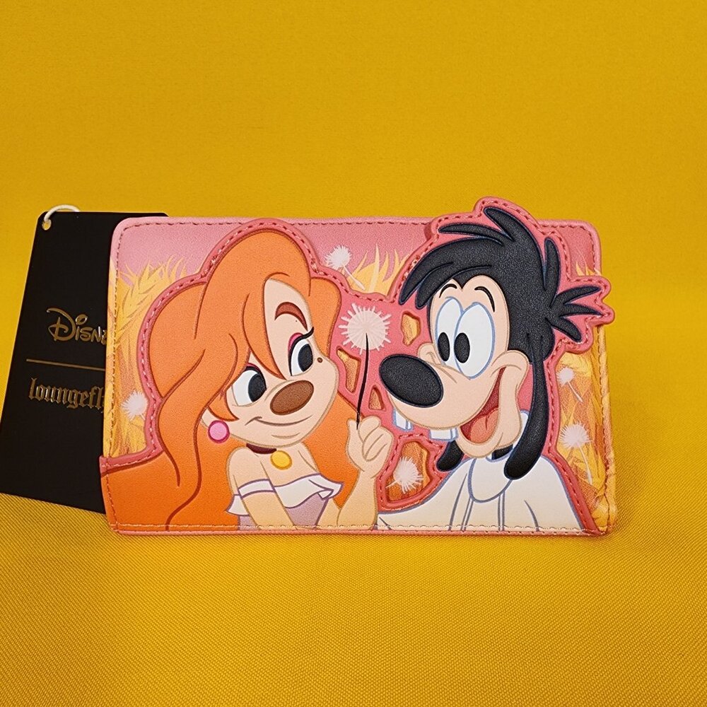 Loungefly Disney A Goofy Movie Max & Roxanne Dandelion Flap Wallet NEW - Picture 12 of 12